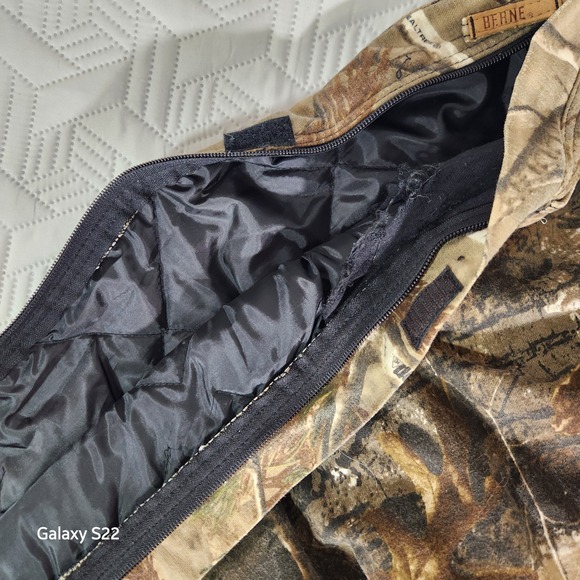 Berne Realtree mens Camo Quilted Lined Insulated Bib Overalls Realtree XL Short - Picture 8 of 16